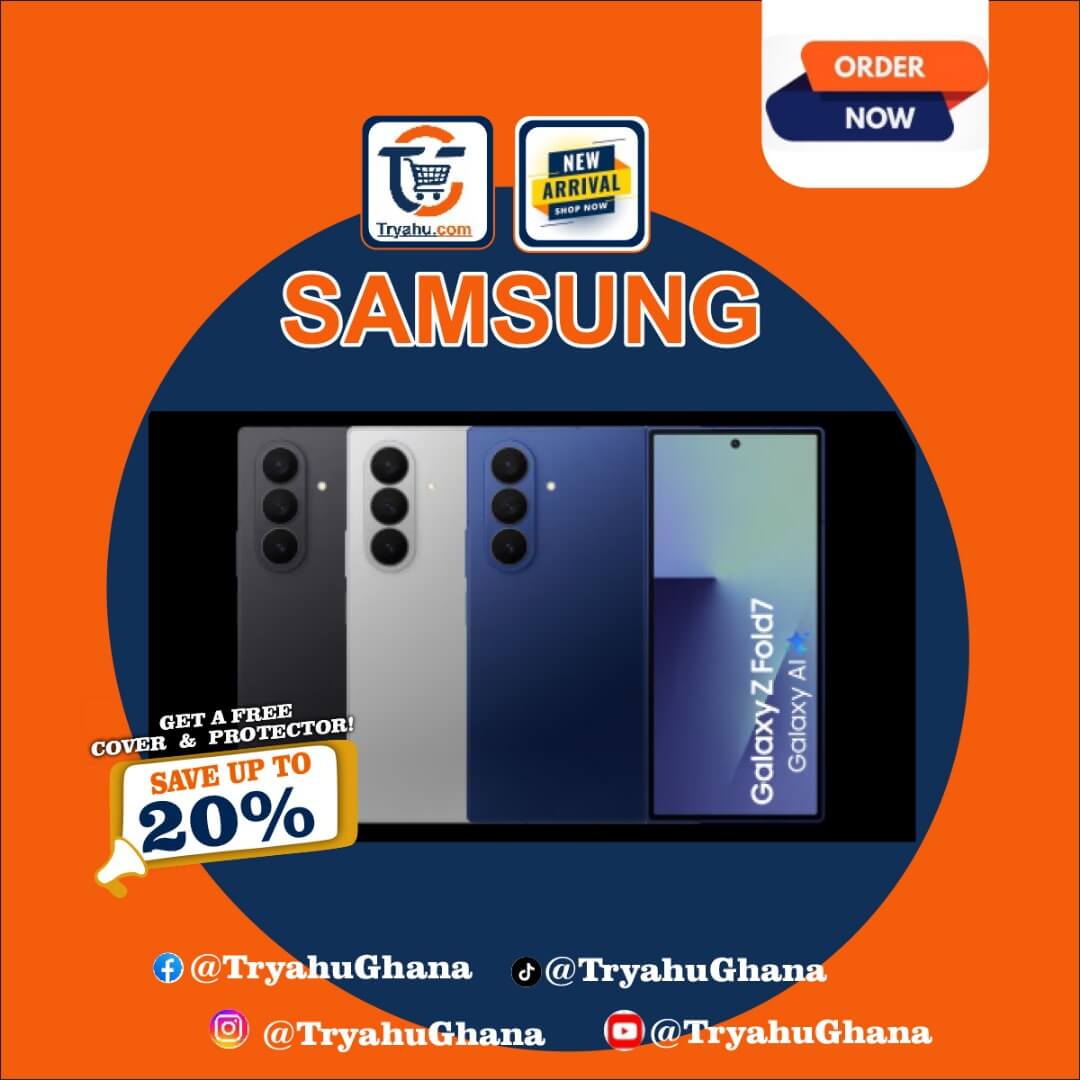 Samsung Galaxy Z Fold 7 (5G) Buy Online in Ghana – Sleek Design|Tablet Power|Foldable Freedom